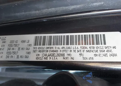 2014 Jeep Wrangler Sport from USA, damaged, VIN 1C4AJWAG8EL202008